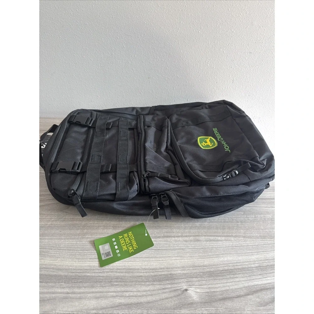 OGIO Black Backpack Book Bag Travel John Deere Embroidered NWT